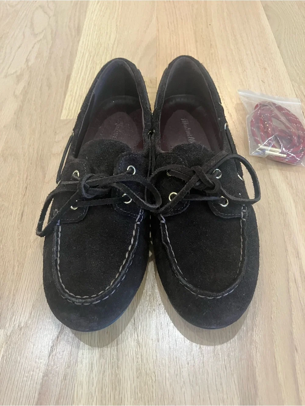 Madewell sz 7 Jamie brown suede boat shoe